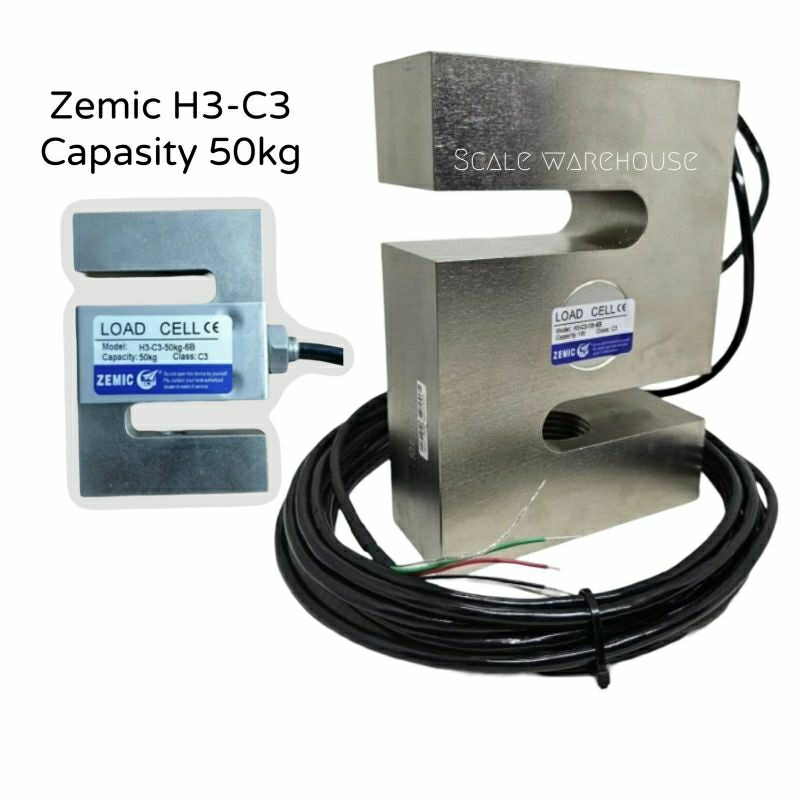 Jual Load cell Zemic H3-C3 50kg / load cell tipe S 50kg | Shopee Indonesia