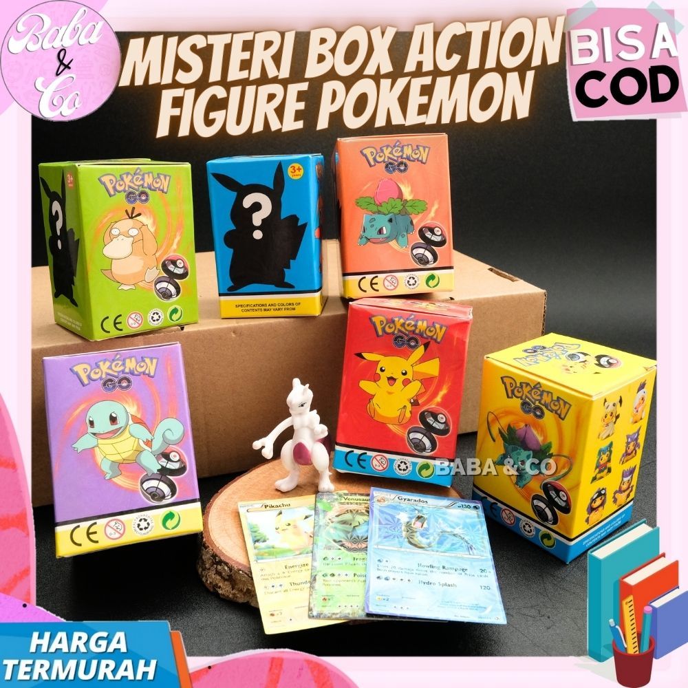 Jual MISTERI BOX POKEMON ACTION FIGURE MINI MAINAN BOX MYSTERY POKEMON ...