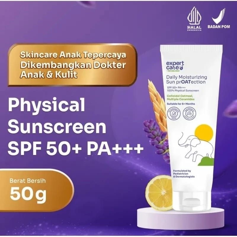 Jual EXPERT CARE Physical Sunscreen SPF 50+ PA+++ Daily Moisturizing ...