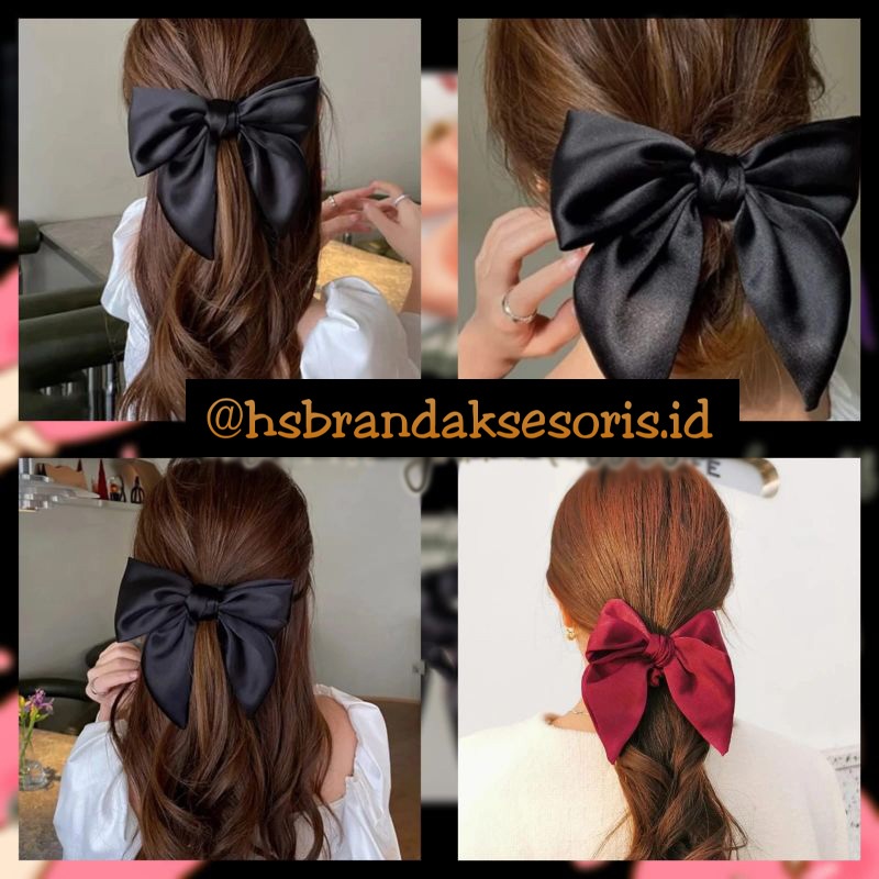 Jual IKAT RAMBUT PITA JUMBO PREMIUM / IKAT RAMBUT PITA SATIN ELASTIS ...