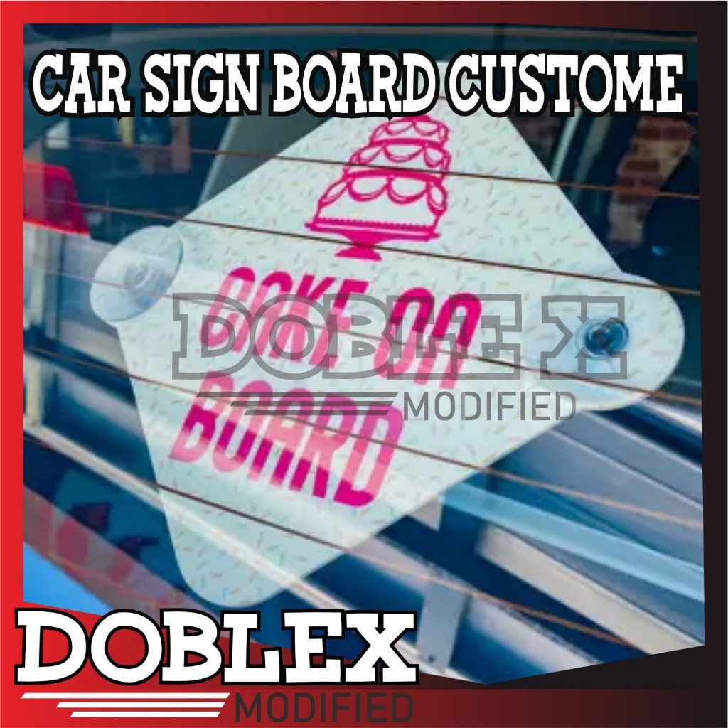 Jual CAR SIGN BOARD CUSTOM AMG | Shopee Indonesia