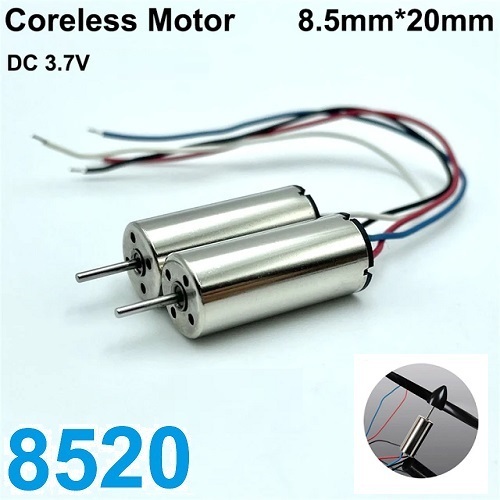 Jual Dinamo Motor Drone 8520 Coreless Brushed Mini Micro Dc 3.7v High ...