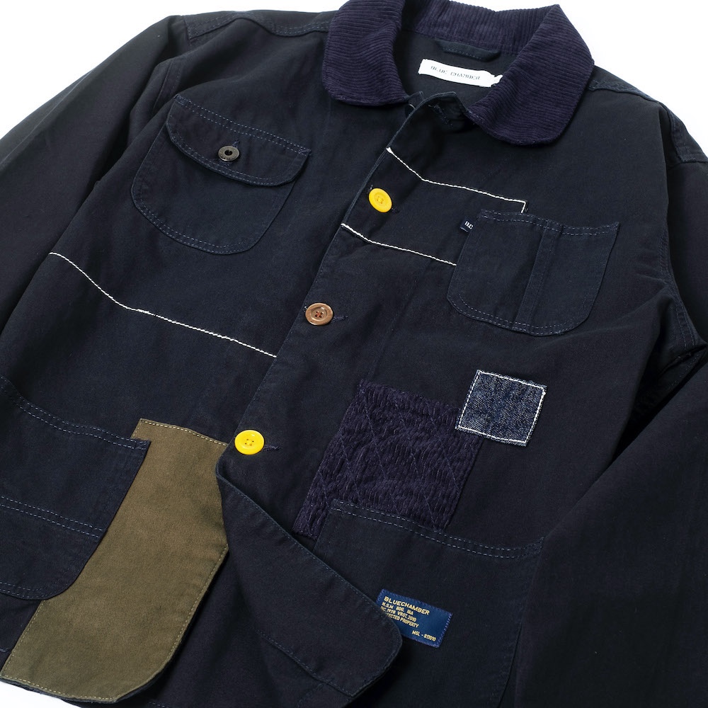 Jual Blue Chamber Coverall Jacket Barnacle Navy | Shopee Indonesia