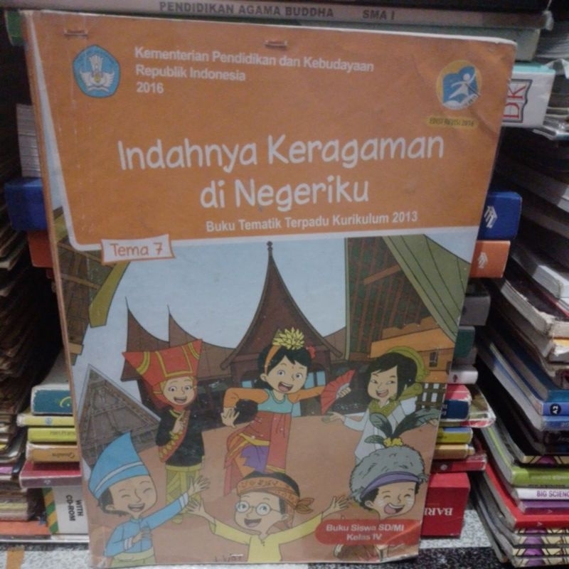 Jual Buku Tematik Terpadu Indahnya Keragaman Di Negeriku Tema 7 Kelas 4