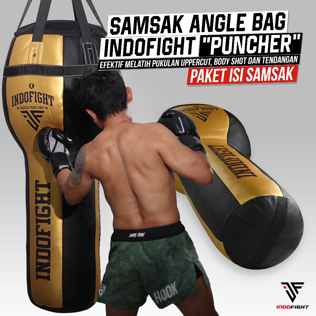 Jual Uppercut Bag Samsak Tinju Uppercut Angle Bag Indofight Isi
