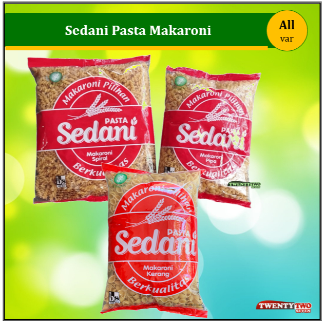 Jual Sedani Makaroni Pasta Pipa Spiral Kerang 1 kg | Shopee Indonesia
