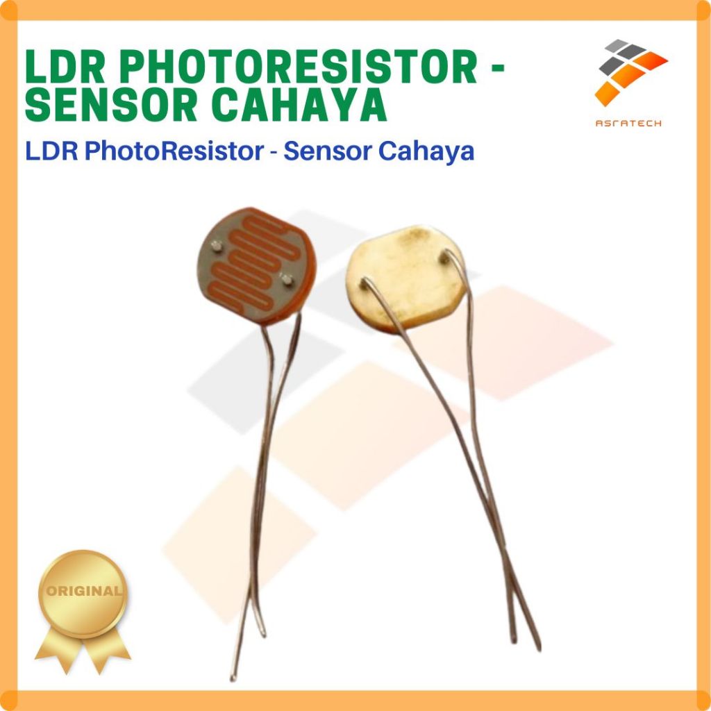 Jual Photoresistor LDR 5mm Light Dependent Resistor Sensor GL5516 ...