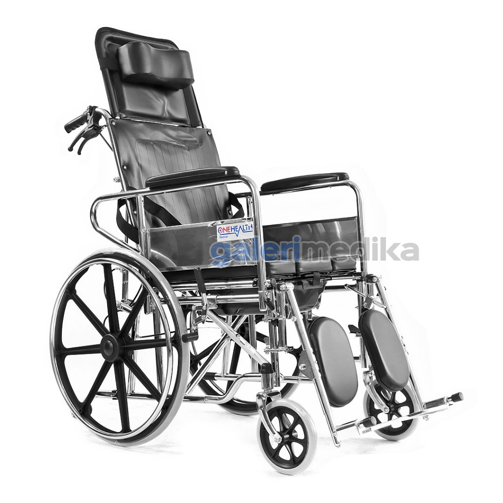 Jual Kursi Roda 3in1 + Meja Makan dan Tempat BAB Multifungsi OneHealth ...
