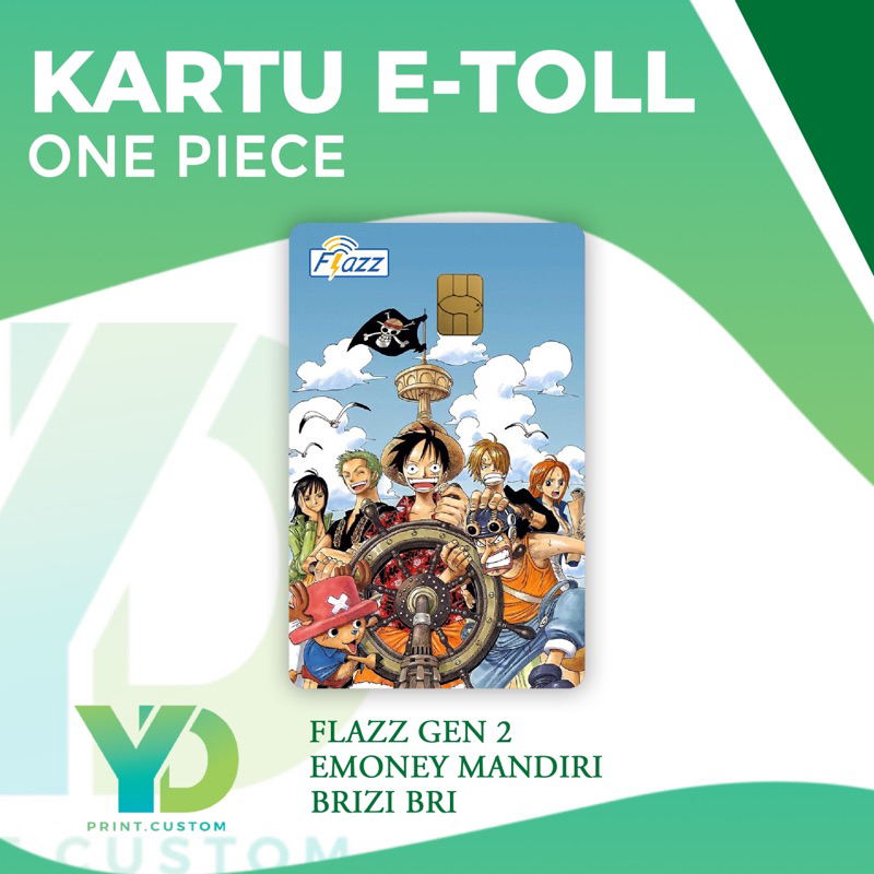 Jual Kartu Flazz Bca Gen 2 terbaru Suport NFC edisi One Piece | Shopee