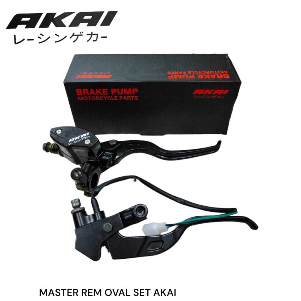 Jual Master Rem Tabung Oval Akai Z Series Paket Handle Kopling Universal Semua Motor Shopee