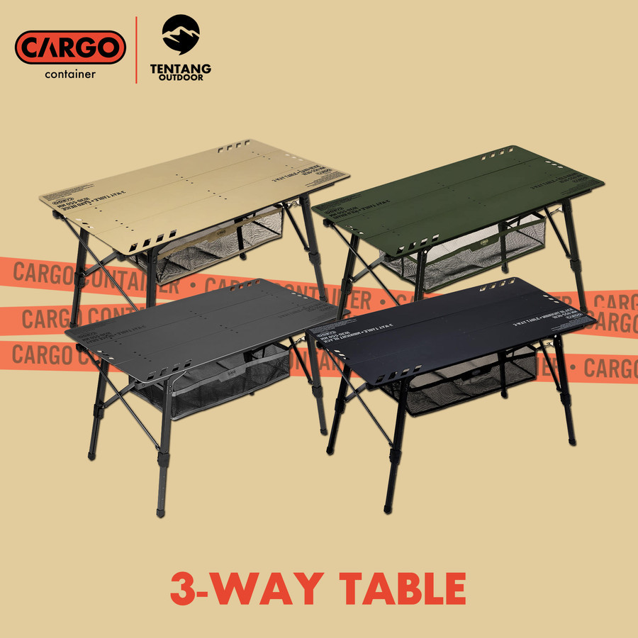 Jual CARGO CONTAINER 3-Way Table Tactical Meja Lipat Camping Meja ...