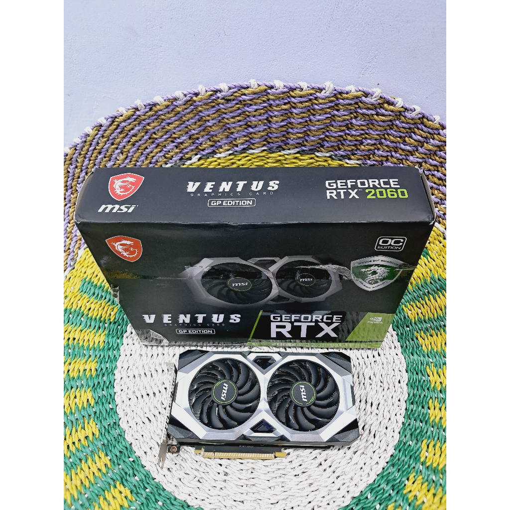 Jual VGA Nvidia MSI RTX 2060 6GB DDR6 masih garansi resmi sampai 2025 ...