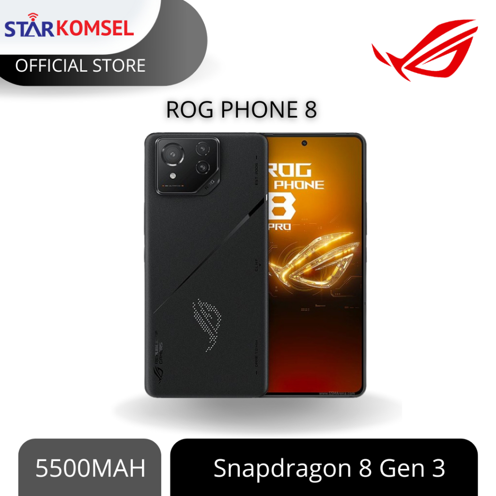 Jual HP ASUS ROG PHONE 8 12/256 GARANSI HANDPHONE GAMING | Shopee Indonesia