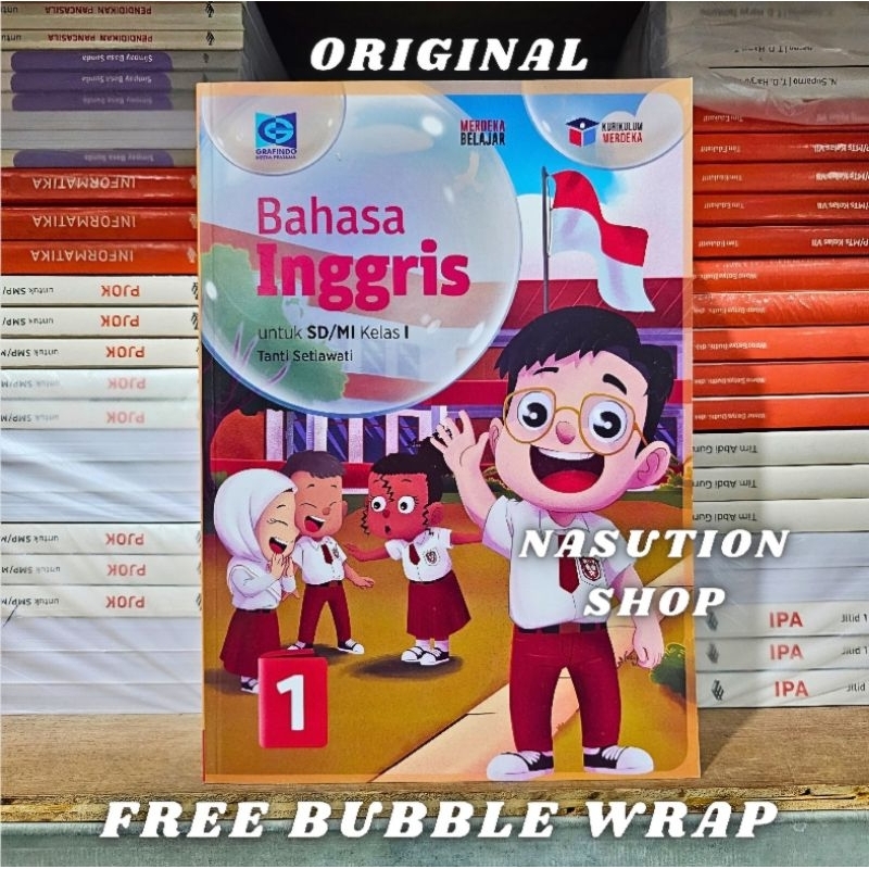 Jual Buku Bahasa Inggris Kelas 1 2 3 4 5 6 SD/MI Grafindo Kurikulum ...
