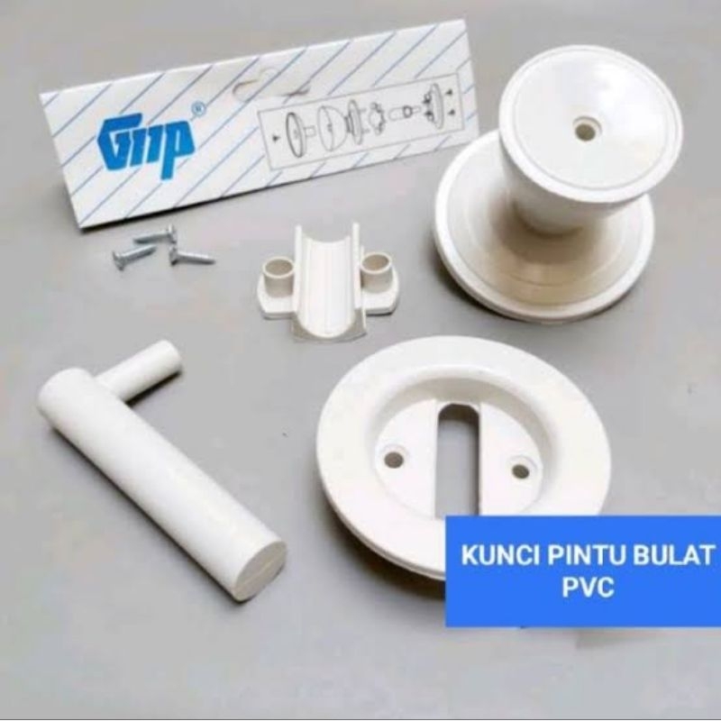 Jual Kunci bulat plastik , kunci pintu pvc kamar mandi | Shopee Indonesia
