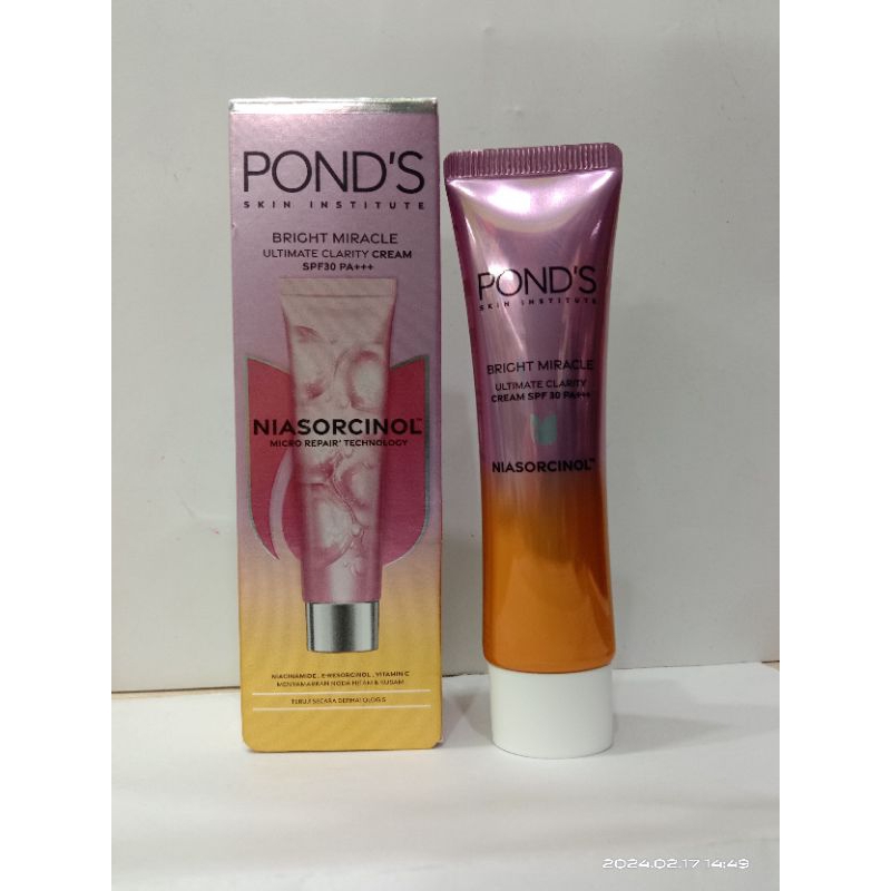 Jual Ponds Bright Miracle Ultimate SPF 30 pa 20gr Shopee Indonesia