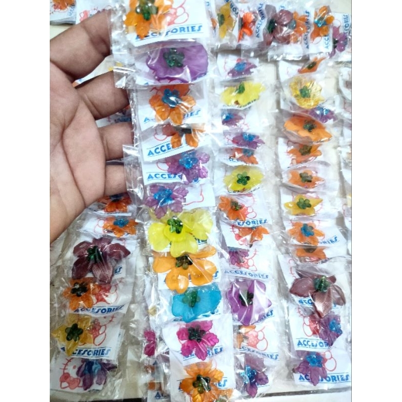 Jual 12pcs aksesoris Bros bunga cantik | Shopee Indonesia