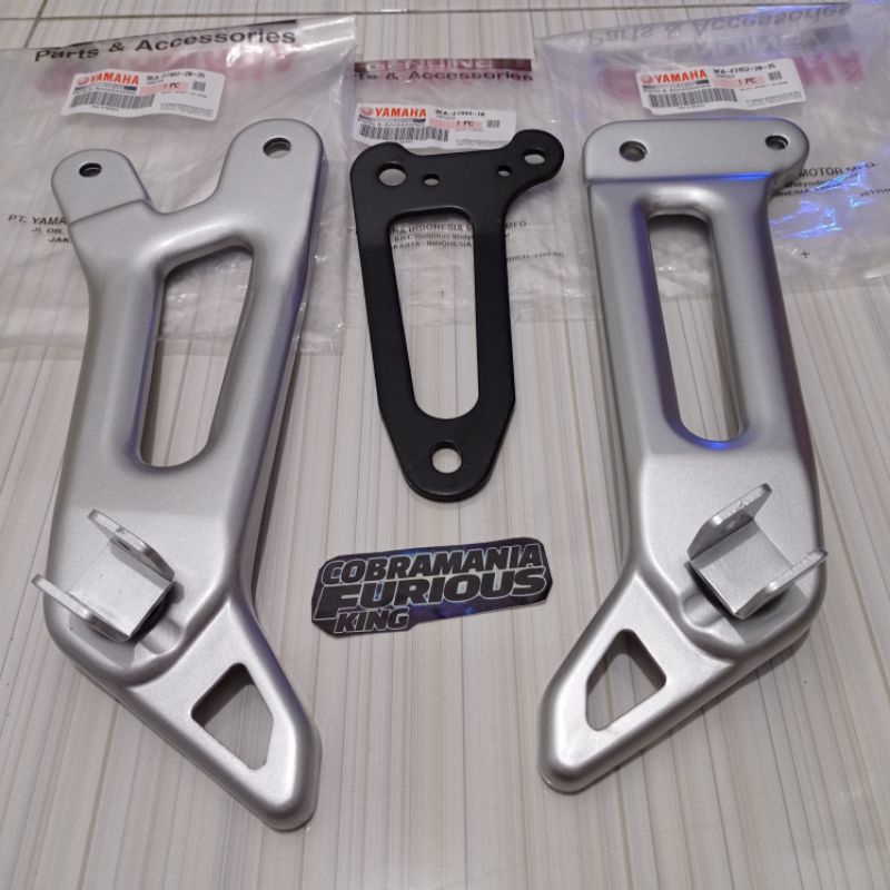 Jual BESI STEP BELAKANG FOOTSTEP BRACKET KNALPOT RX KING NEW PEREDAM ...
