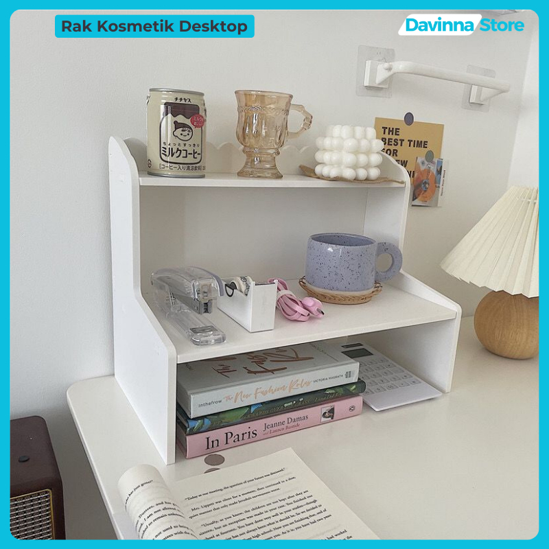 Jual Rak Meja Desktop Meja Rack Desk Organizer Tempat Penyimpanan ...