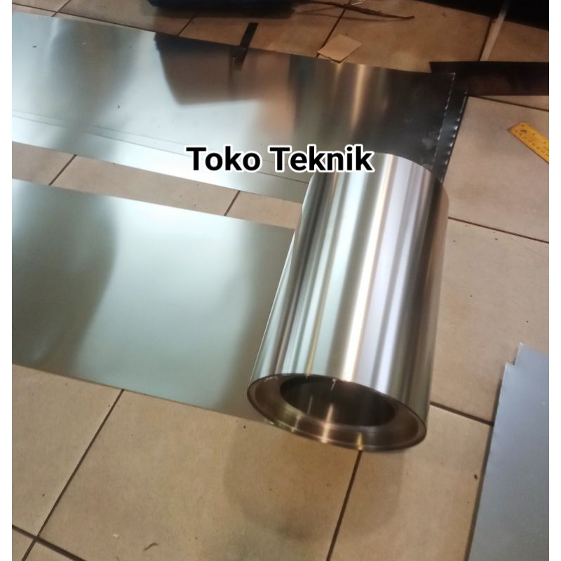 Jual Shim Plat Stainless Steel 304 Tebal 0 4 X 400mm X 1000mm Shopee