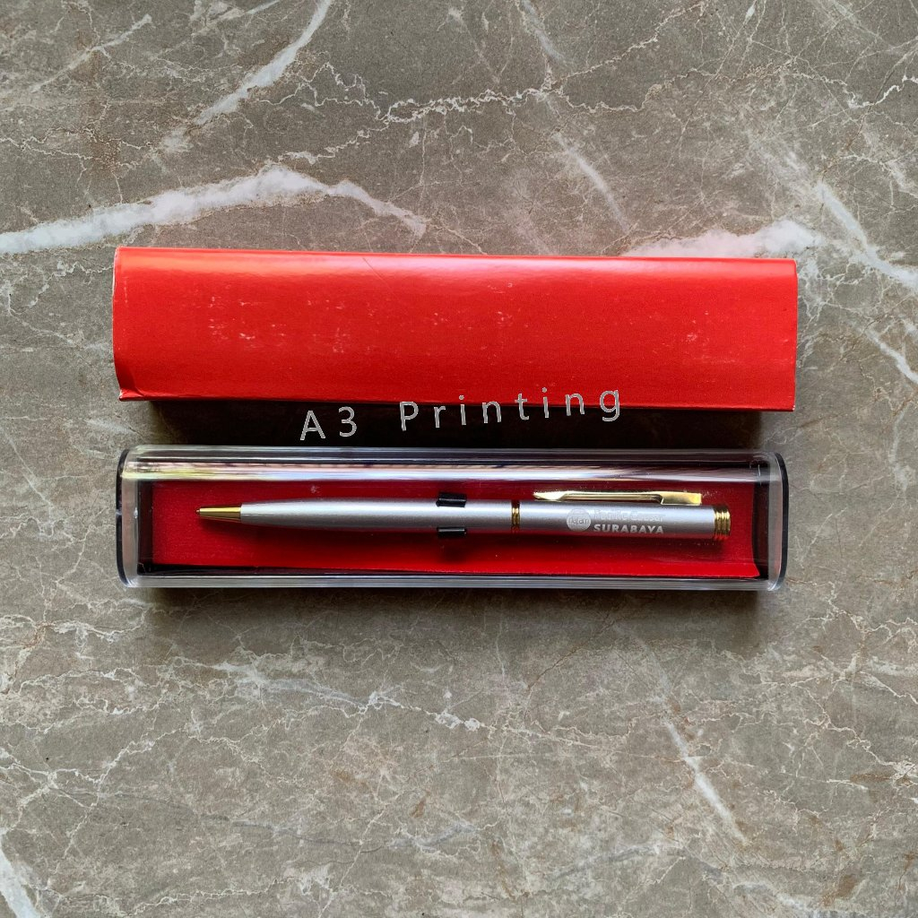 Jual Box Kotak Pulpen Pen Pena Merah | Shopee Indonesia