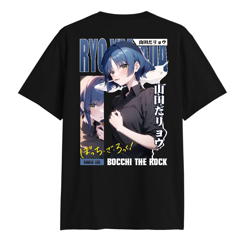 Jual KAOS TSHIRT DISTRO ANIME BOCCHI THE ROCK RYO YAMADA WAIFU UNISEX ...