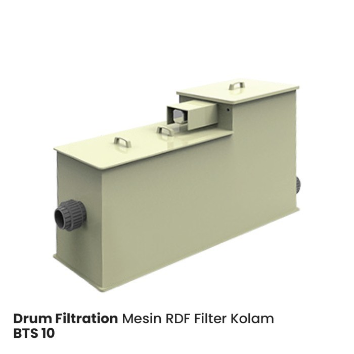 Jual Rotary Drum Filter RDF Filter Kolam BTS 10 kapasitas 10 ton ...