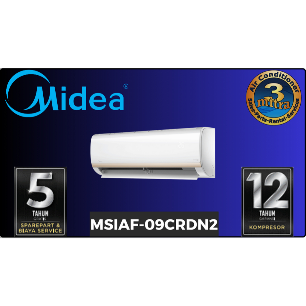 Jual AC MIDEA INVERTER 1 PK MSIAF-09CRDN2 | Shopee Indonesia