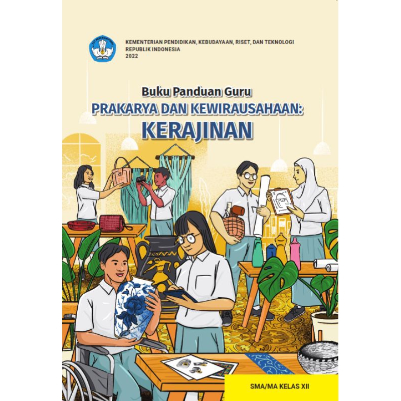 Jual Buku Panduan Guru Prakarya Dan Kewirausahaan Kerajinan Sma Kelas Xii Shopee Indonesia 