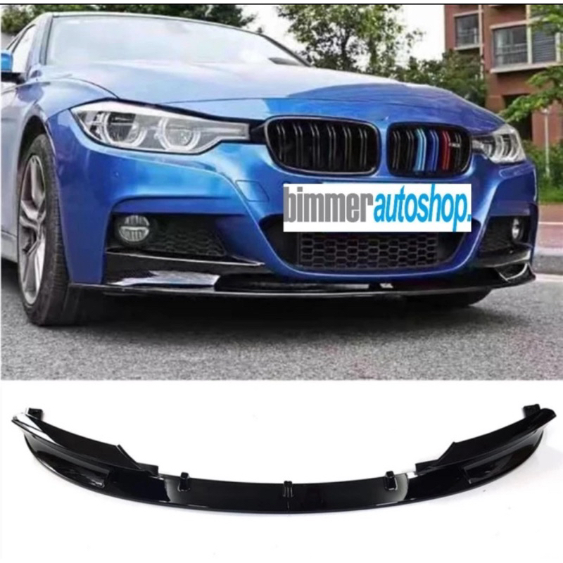 Jual Front Lips Bumper BMW F30 M Performance Plastik Import | Shopee ...