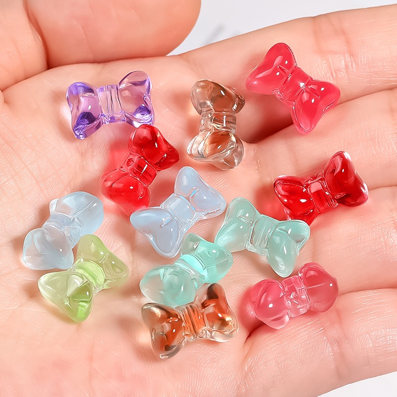 Jual 5 Pcs Manik-manik Kaca Genuine Glass Beads - PUFF RIBBON | Shopee ...