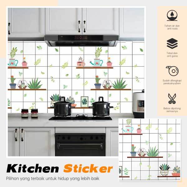Jual Stiker Dapur Kamar Mandi Anti Air Minyak Dan Panas Ukuran 60 cm x ...