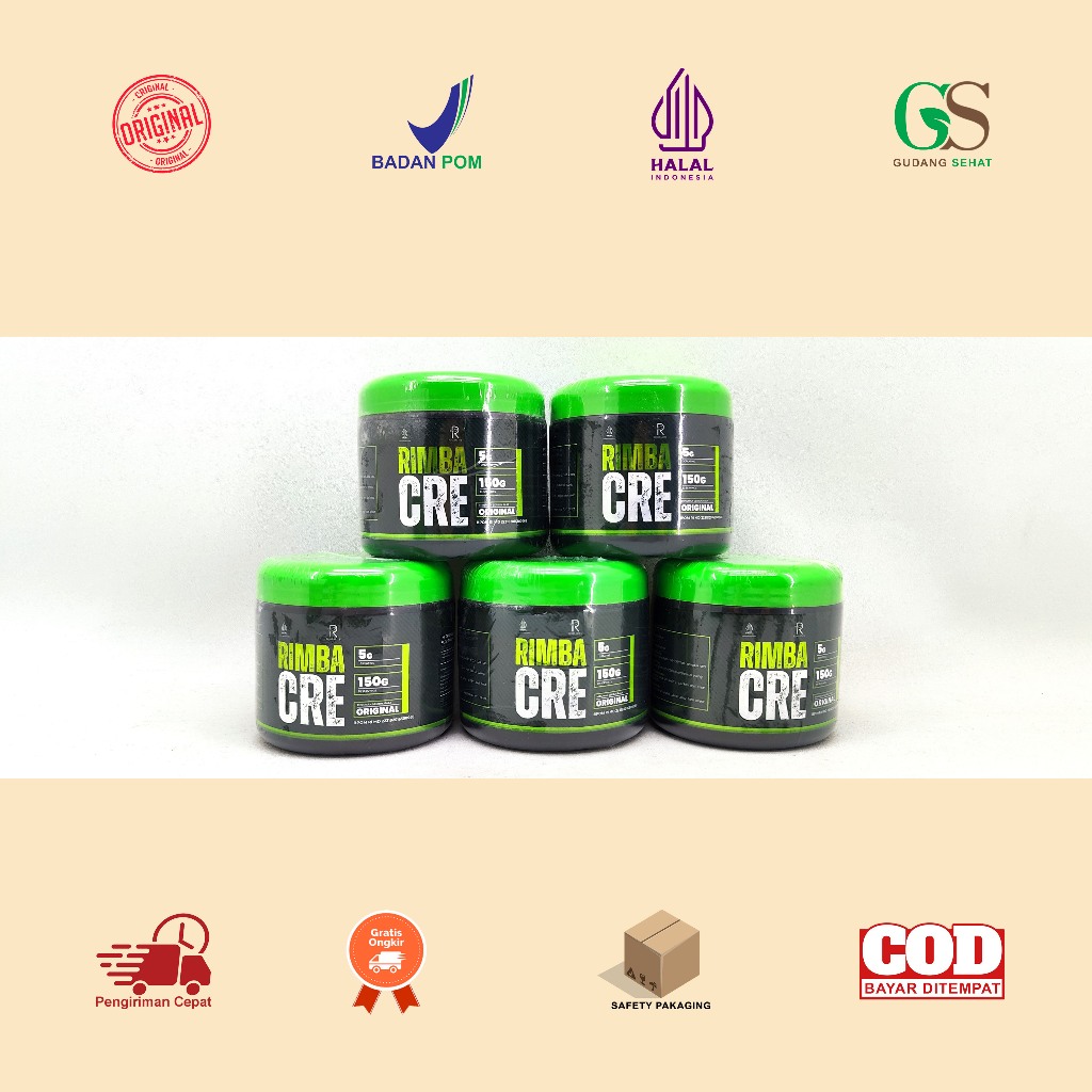 Jual Manado Rimbalife Rimba Cre 150 Gram 30 Serving Creatine ...