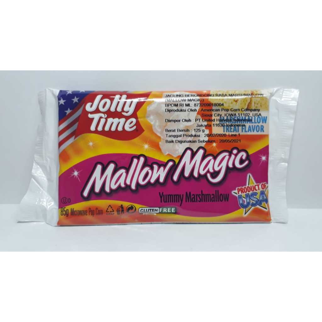 Jual Jolly Time Popcorn microwave , varian rasa : MALLOW MAGIC | Shopee ...