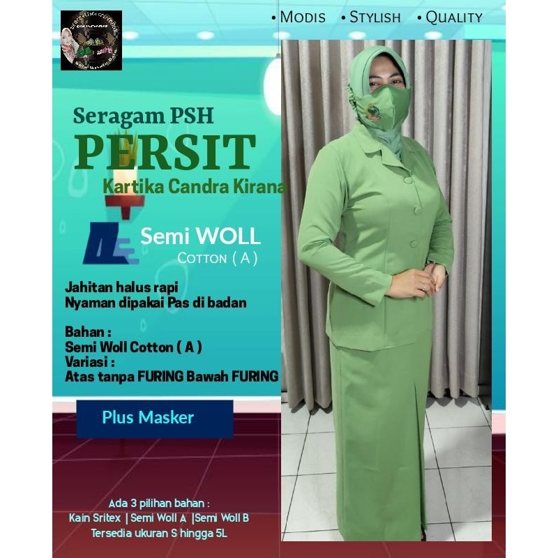 Jual Seragam PSH Persit Kartika Chandra Kirana (bahan semi woll A ...