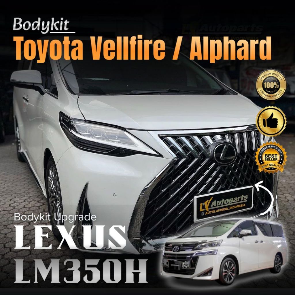 Jual TOYOTA VELLFIRE / ALPHARD (2018) - BODYKIT / BODY KIT - UPGRADE ...