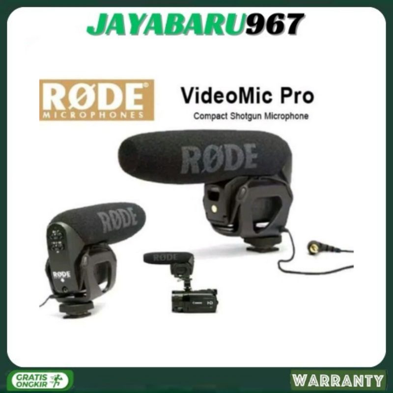 Jual MIC RODE MIC PRO RYCOTE & MIC RODE VIDEO MIC PRO+ GARANSI RESMI ...