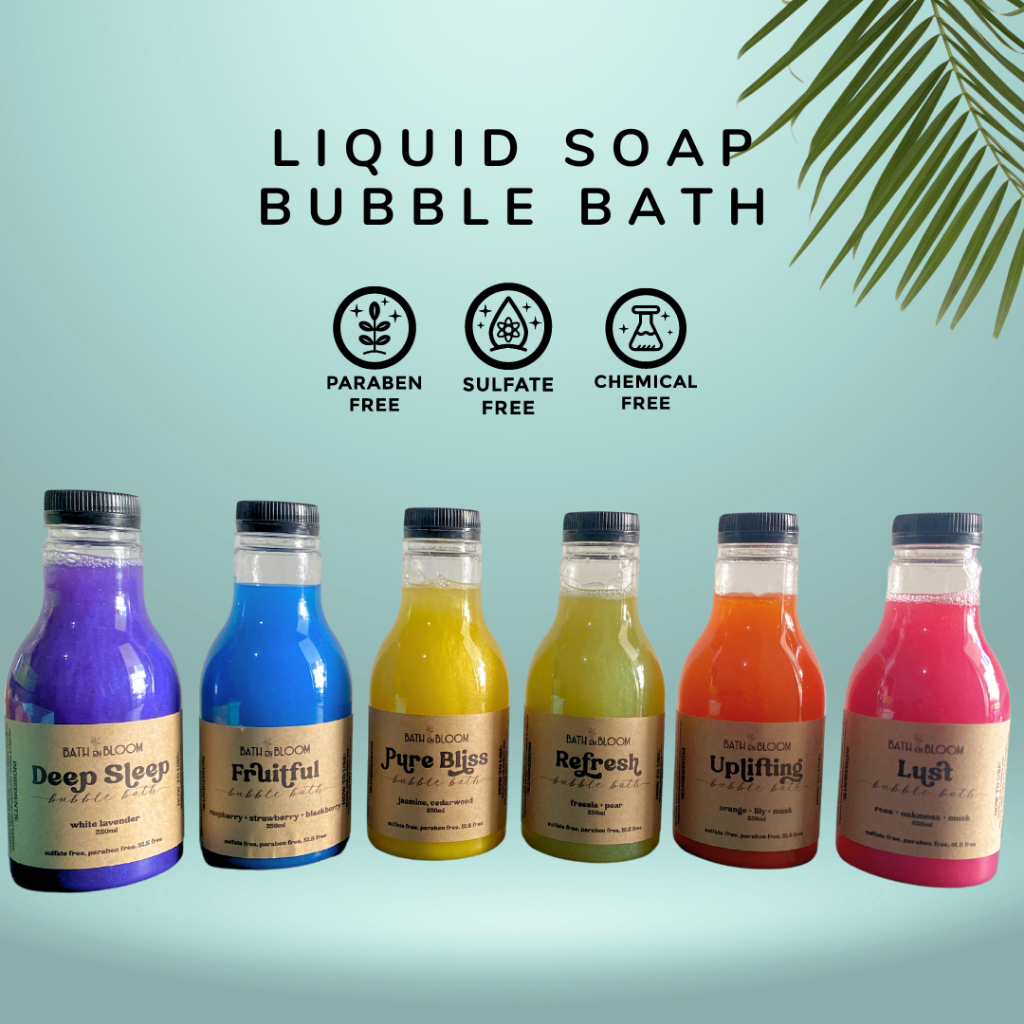 Bubble Bath Liquid Soap - Foaming Liquid Soap - Sabun Busa Bathub - Sabun Mandi Busa