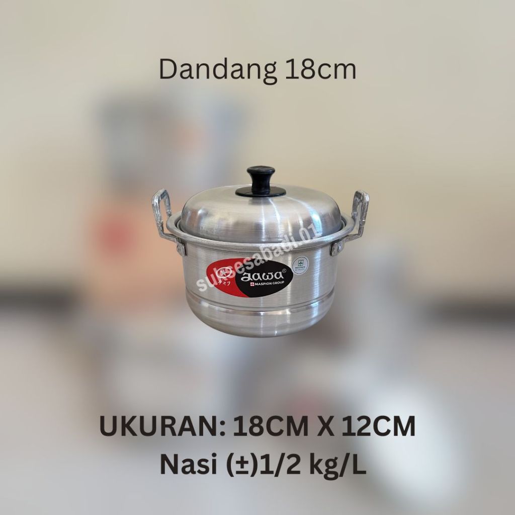 Jual Panci Dandang Kukus 18 20 22 24 26 28 30 33 36 Cm Aluminium Global