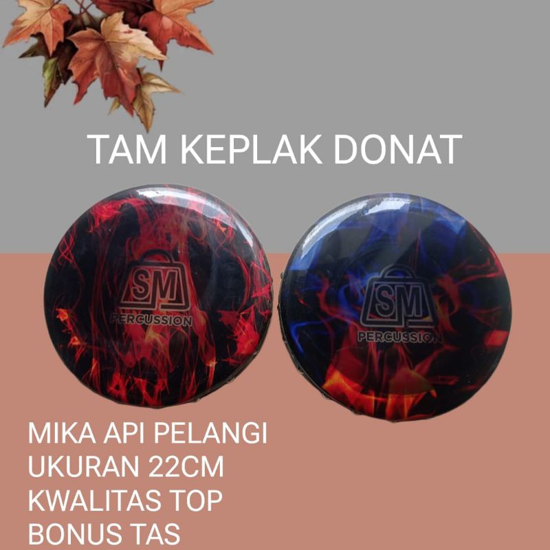 Jual Tam Rebana Hadroh Donat Murah Keprak Mika Api Rebana Azzahir Bonus ...