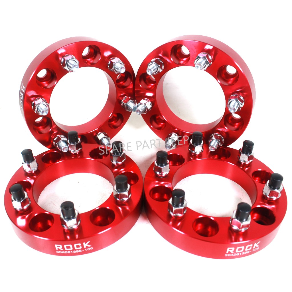 Jual Adaptor Roda Aluminium 3 cm Rock Toyota Hartop Fortuner Hilux ...