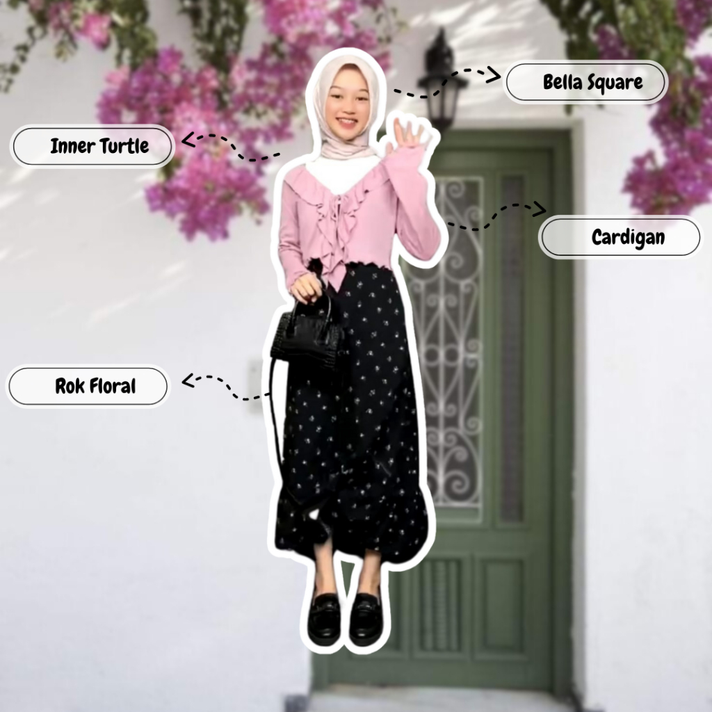 Jual AB030 IN ONE SET REMAJA KEKINIAN KOREAN STYLE HIJAB