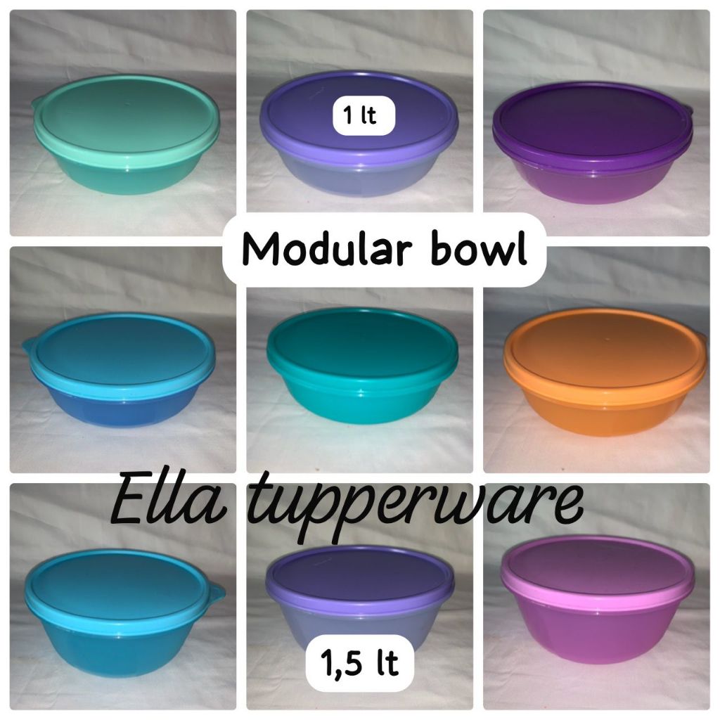 Jual Tempat Makan Bulat Modular Bowl / Tutup Modular Bowl [ Ella Tuppy ...