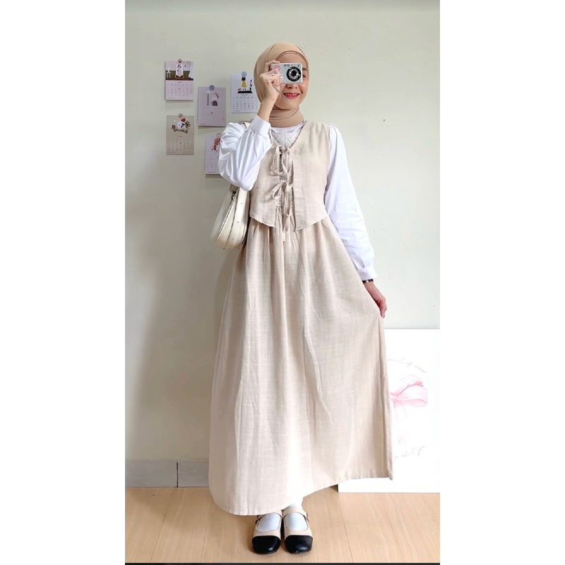 Jual Midi rompi vintage Korean Style | Shopee Indonesia