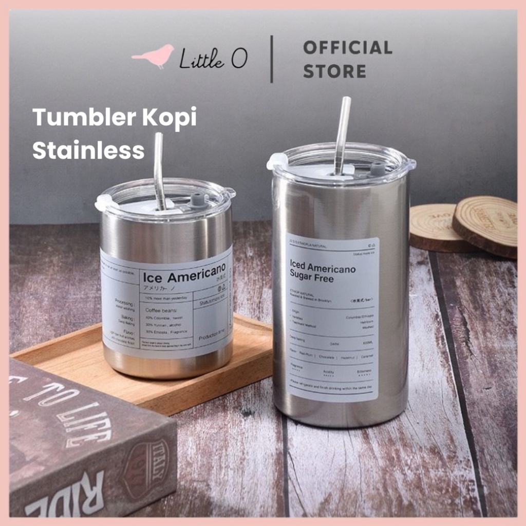 Jual Sale Terlaris Tumbler Kopi Viral Cup Stainless Steel Gelas