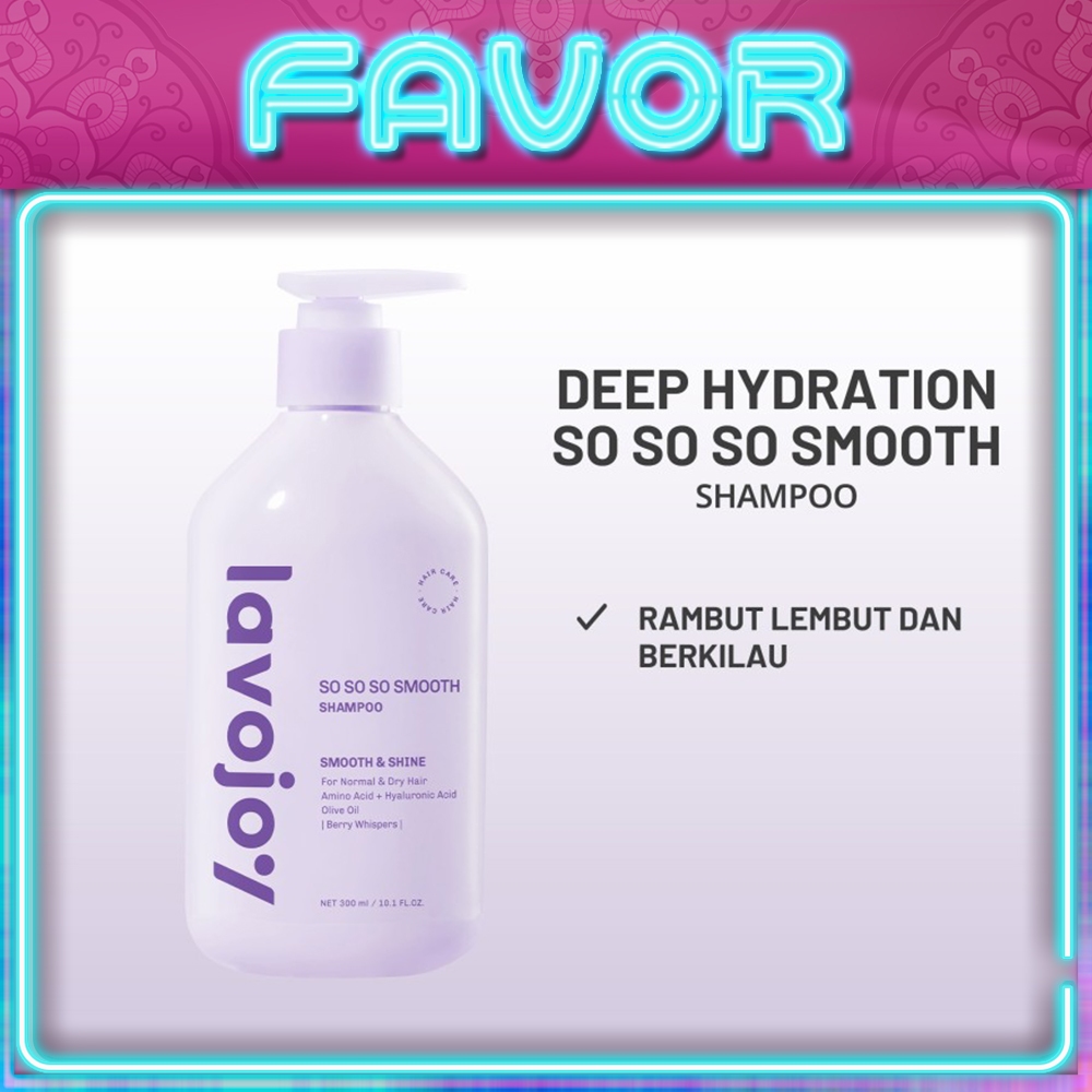 Jual Lavojoy So So So Smooth Shampoo 300ml | Smooth & Shine | Untuk ...
