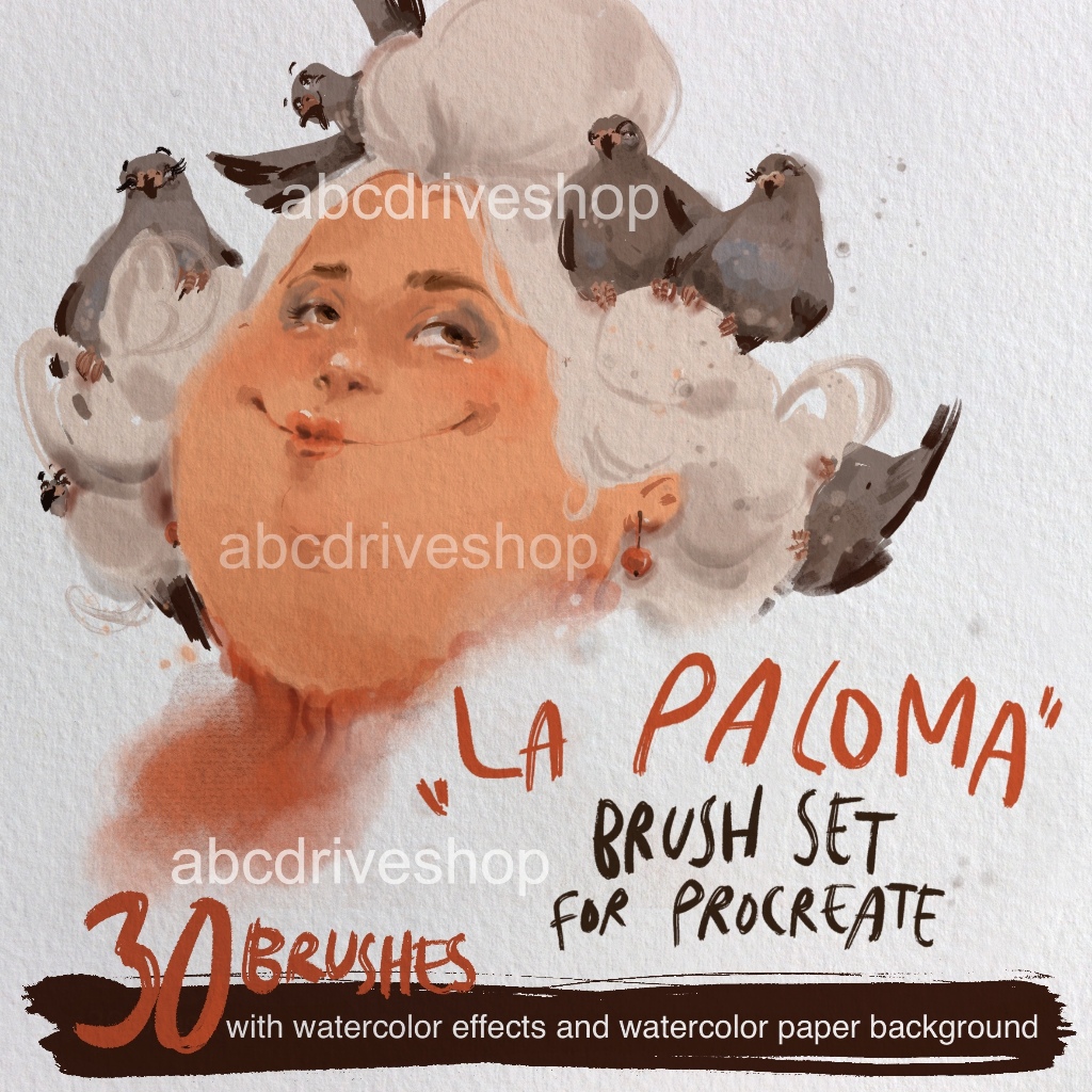 Jual Procreate Brush - The Watercolor Brush Pack | Shopee Indonesia