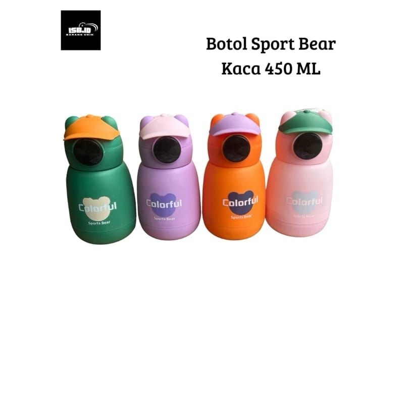 Jual Botol Anak Bear Sport Model Topi 450ml / Botol Minum Anak 450ml ...