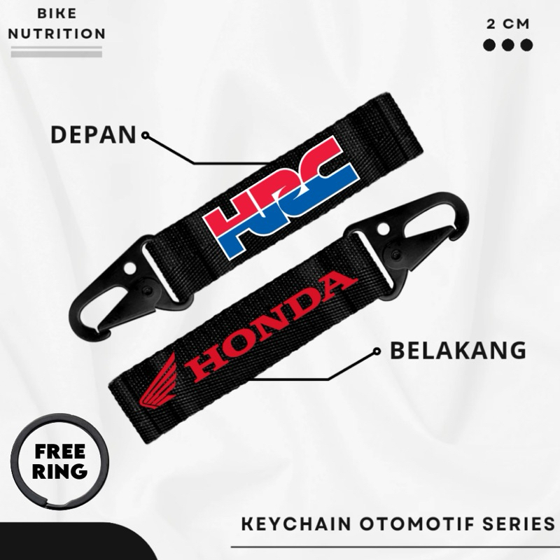 Jual GANTUNGAN KUNCI HRC KEYCHAIN LOGO HRC KEY CHAIN HONDA RACING BAHAN ...