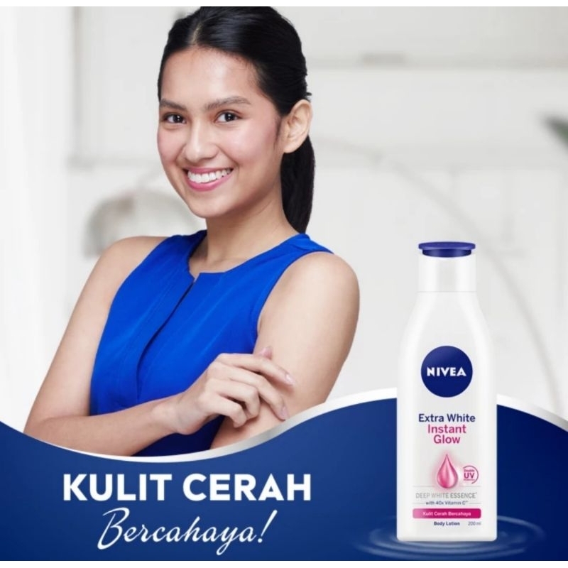Jual NIVEA Body Lotion Instan Glow Mencerahkan Dan Menghaluskan